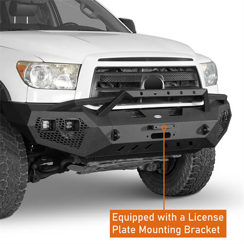 Front Bumper w/Hoop & Rear Bumper for 2007-2013 Toyota Tundra ultralisk4x4 ULB.5200+5201 11