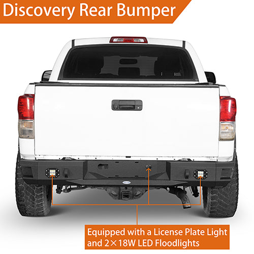 Front Bumper w/Hoop & Rear Bumper for 2007-2013 Toyota Tundra ultralisk4x4 ULB.5200+5201 14