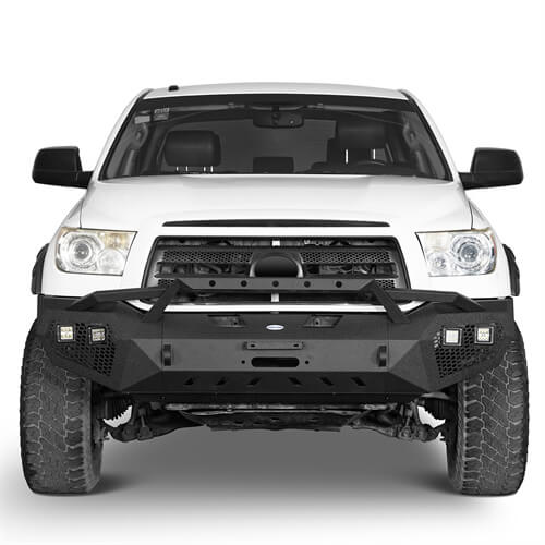 Front Bumper w/Hoop & Rear Bumper for 2007-2013 Toyota Tundra ultralisk4x4 ULB.5200+5201 4