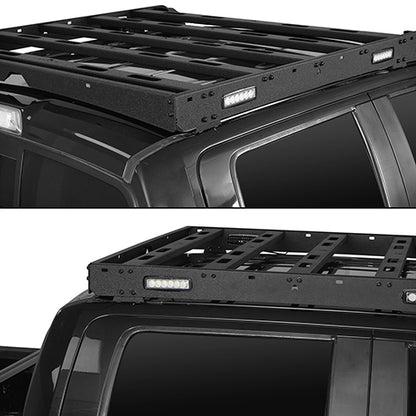 Front Bumper & Rear Bumper & Roof Rack for 2009-2014 Ford F-150 SuperCrew,Excluding Raptor ultralisk4x4 ULB.8205+8201+8204 11