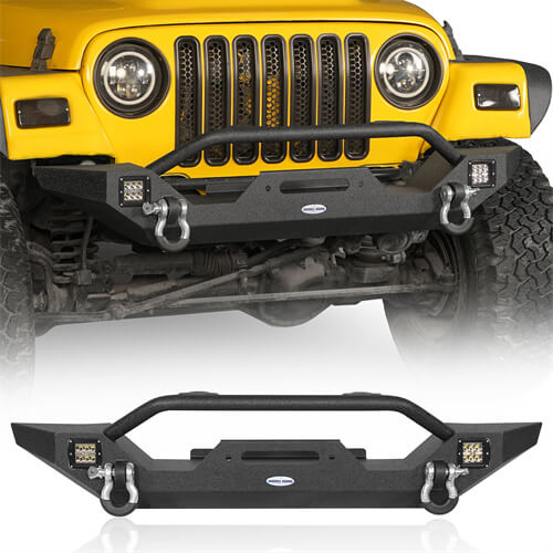 Different Trail Mid Width Front & Rear Bumper Combo For 1997-2006 Jeep Wrangler TJ - ultralisk 4x4