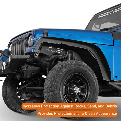 Road Trip Front Inner Fender Liners For 1997-2006 Jeep Wrangler TJ - Ultralisk4x4 - u1034s -5