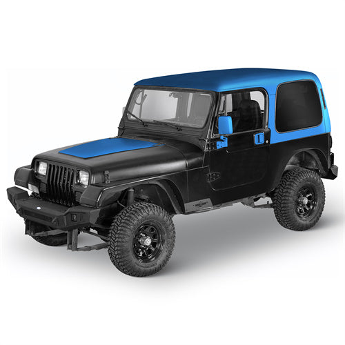 Slim Flat Front & Rear Fender Flares Kit For Jeep Wrangler YJ 1987-1995 - u1066-2