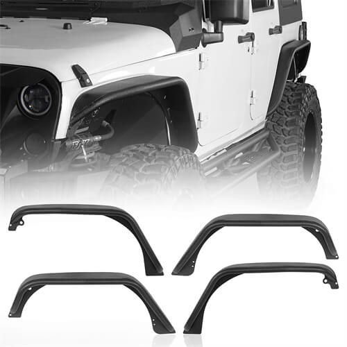 2007-2018 Jeep JK Fender Flares Kit 4x4 Jeep Parts - Ultralisk4x4 ul2086 1