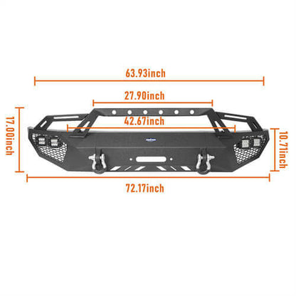 Full Width Front Bumper for 2009-2014 Ford F-150, Excluding Raptor ul820082018202 10