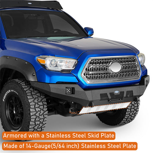 Car Bumper Full-Width Front Bumper For 2016-2023 Toyota Tacoma 3rd Gen - Ultralisk4x4 - Ultralisk4x4 -u4221-7