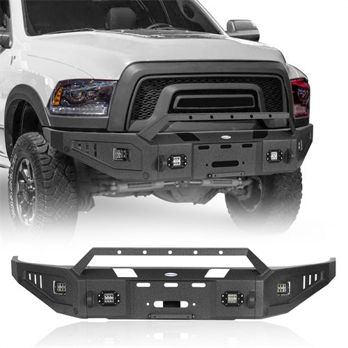 Offroad Steel Full Width Front Bumper (2015-2018 Ram 1500 Rebel) - Ultralisk 4x4