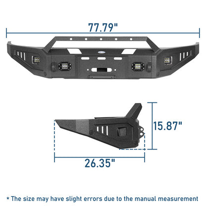 Offroad Steel Full Width Front Bumper (2015-2018 Ram 1500 Rebel) - Ultralisk 4x4