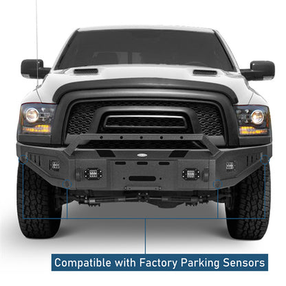 Offroad Steel Full Width Front Bumper (2015-2018 Ram 1500 Rebel) - Ultralisk 4x4