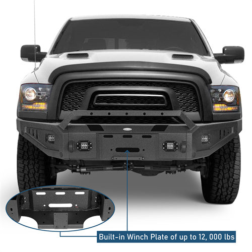 Offroad Steel Full Width Front Bumper (2015-2018 Ram 1500 Rebel) - Ultralisk 4x4