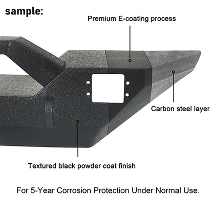 Front Bumper & Rear Bumper for 2007-2013 Chevy Silverado 1500 2nd Generation - ultralisk4x4 ULB.9021+9025 14