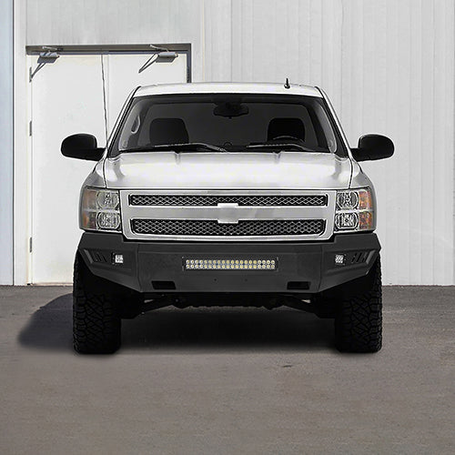 Front Bumper & Rear Bumper for 2007-2013 Chevy Silverado 1500 2nd Generation - ultralisk4x4 ULB.9021+9025 3