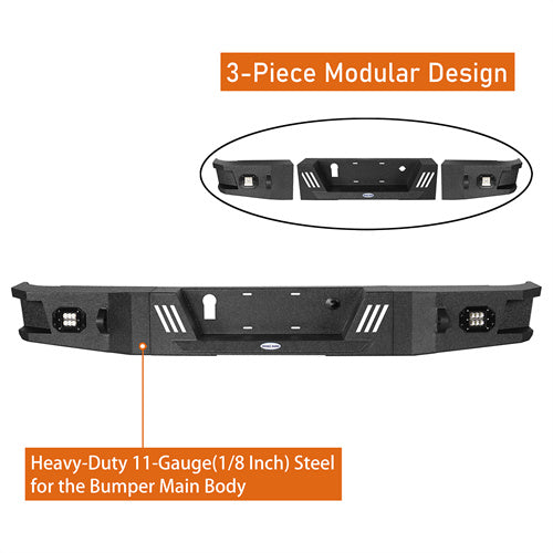 Full Width Front Bumper & Rear Bumper for 2007-2013 Toyota Tundra - ultralisk4x4 ULB.5200+5206 19