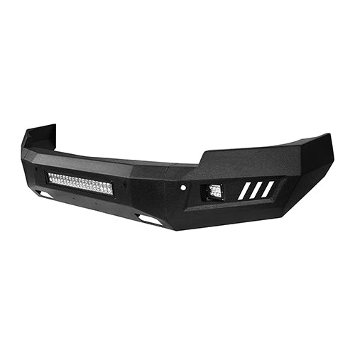 Full Width Front Bumper And Rear Bumper Wlights For 2014 2015 Chevy Silverado 1500 Ultralisk4x4 6600