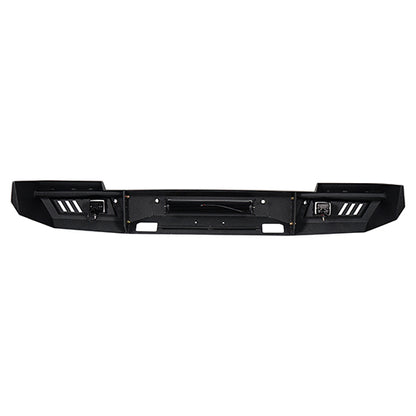 Full Width Front Bumper & Rear Bumper w/Lights for 2014-2015 Chevy Silverado 1500 - ultralisk4x4 ULB.9022+9025 9