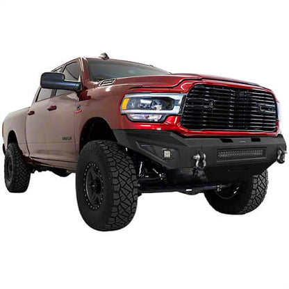 Full Width Front Bumper & Rear Bumper w/ Led Lights for 2019-2021 Dodge Ram 2500 - ultralisk4x4 ULB.6302+ULB.6304 3