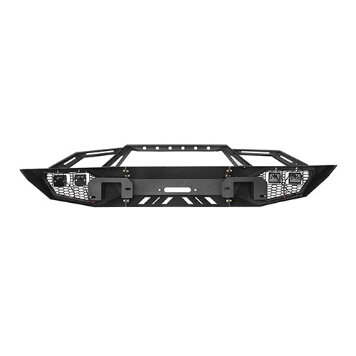 Front Bumper w/ Grill Guard & Rear Bumper for 2009-2014 Ford F-150 Excluding Raptor ultralisk4x4 ULB.8200+8204 16