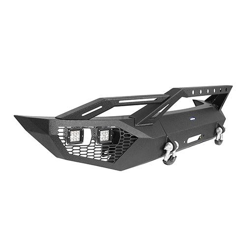 Front Bumper w/ Grill Guard & Rear Bumper for 2009-2014 Ford F-150 Excluding Raptor ultralisk4x4 ULB.8200+8204 18