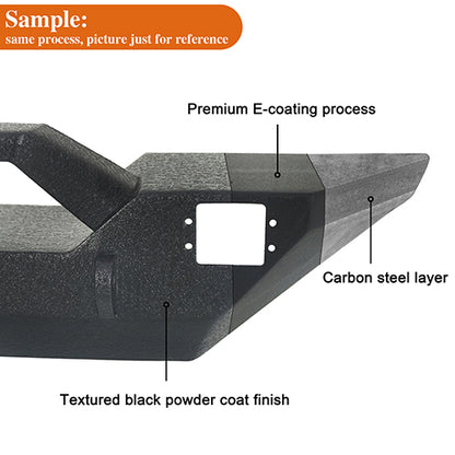 Full-Width Front Bumper w/Grill Guard & Rear Bumper Back Bumper(09-14 Ford F-150, Excluding Raptor) - ultralisk4x4