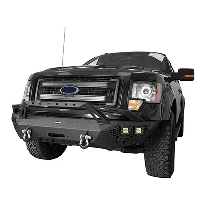 Ford F-150 Front Bumper &  Rear Bumper & Roof Rack for 2009-2014 F-150 SuperCrew,Excluding Raptor ultralisk4x4 ULB.8205+8200+8204 3