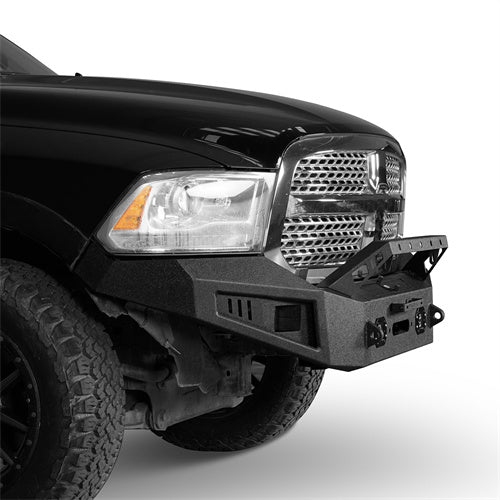 Dodge Ram Full Width Front Bumper w/Winch Plate for Dodge Ram 1500 2013-2018 - Ultralisk 4x4  ul6001s 6