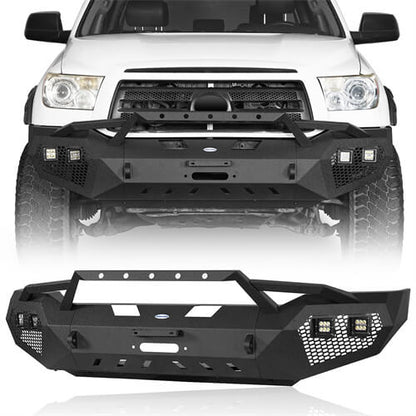 Toyota Tundra Front Bumper Full Width Bumper w/Hoop for 2007-2013 Toyota Tundra Ultralisk 4x4 ULB.5200 1