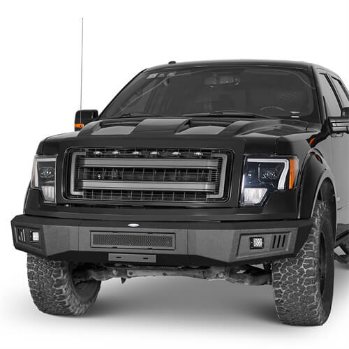 Full Width Front Bumper For 2009-2014 Ford F-150 - Ultralisk4x4-u8212s-3