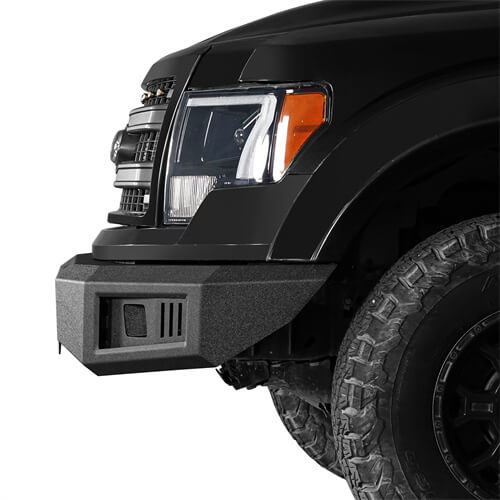 Full Width Front Bumper For 2009-2014 Ford F-150 - Ultralisk4x4-u8212s-4