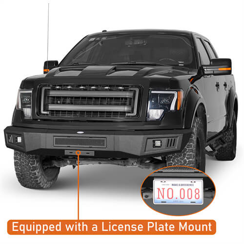 Full Width Front Bumper For 2009-2014 Ford F-150 - Ultralisk4x4-u8212s-7