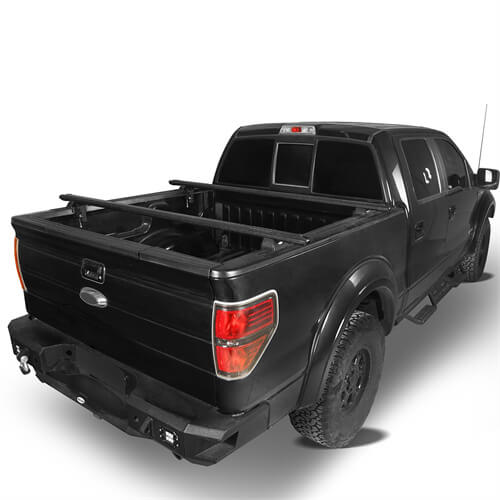 Heavy Duty Aluminum Truck Bed Rack Low Profile Adjustable Crossbars Rack For All Common Trucks - Ultralisk4x4-qt10020-3