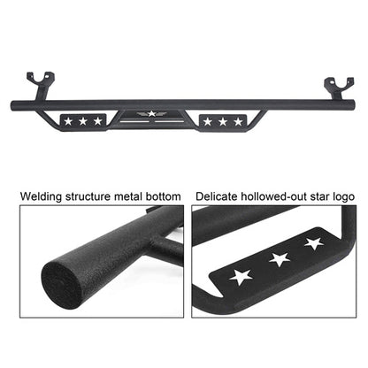 4 Doors Drop Steps Side Steps Drop Nerf Bars(07-18 Jeep Wrangler JK) - ultralisk4x4