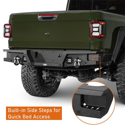 Jeep JT Rear Bumper Back Bumper for 2020-2024 Jeep Gladiator JT - Ultralisk 4x4  ul7003s 7