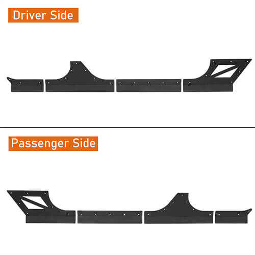 Jeep JK Body Armor Cladding for 2007-2018 Jeep Wrangler JK 4 Door ul2045s 14