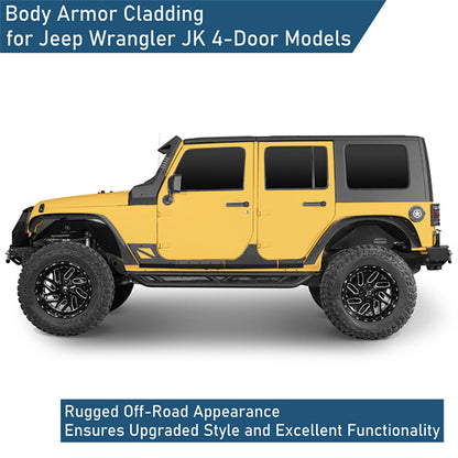 Body Armor Cladding(07-18 Jeep Wrangler JK 4 Doors) - ultralisk4x4