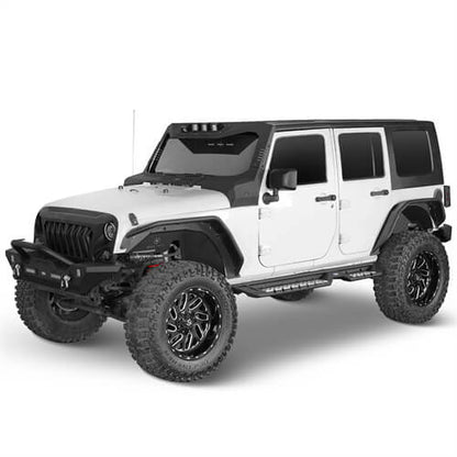 2007-2018 Jeep Wrangler JK Side Rails Side Step Bars For 4-Door - Ultralisk4x4 ul2082 s 2