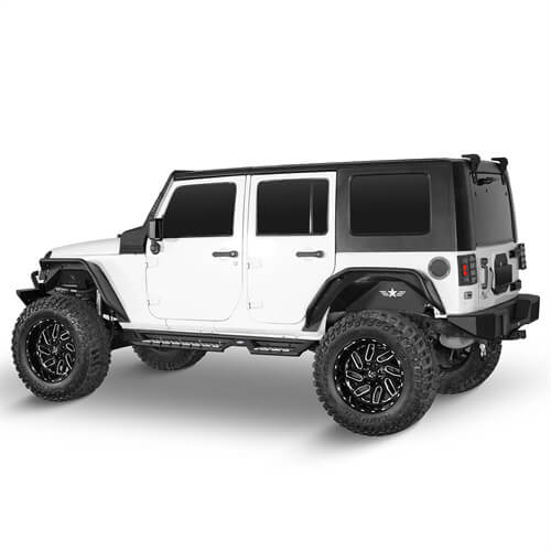 2007-2018 Jeep Wrangler JK Side Rails Side Step Bars For 4-Door - Ultralisk4x4 ul2082 s 4