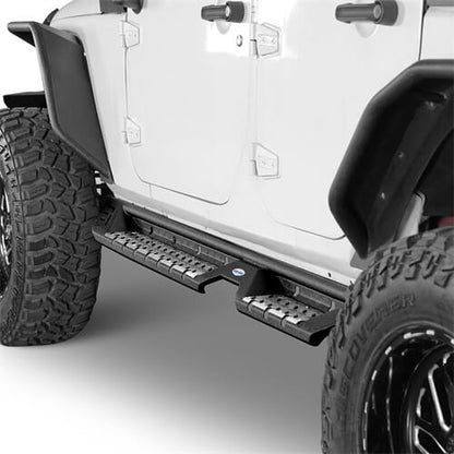 2007-2018 Jeep Wrangler JK Side Rails Side Step Bars For 4-Door - Ultralisk4x4 ul2082 s 6