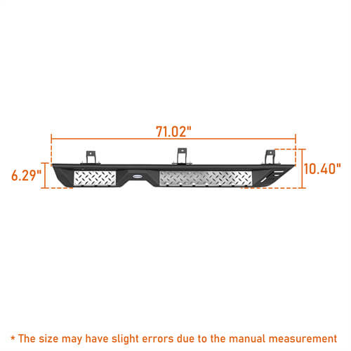 Jeep JL Side Steps Running Boards for 2018-2023 Jeep Wrangler JL - Ultralisk 4x4  ul3045 18