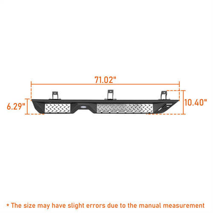 Jeep JL Side Steps Running Boards for 2018-2023 Jeep Wrangler JL - Ultralisk 4x4  ul3045 18