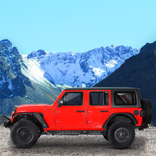 Jeep JL Side Steps Running Boards for 2018-2023 Jeep Wrangler JL - Ultralisk 4x4  ul3045 2