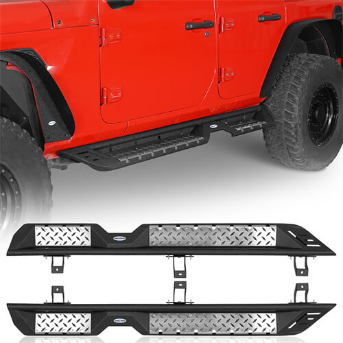 Jeep JL Side Steps Running Boards for 2018-2023 Jeep Wrangler JL - Ultralisk 4x4  ul3045 3