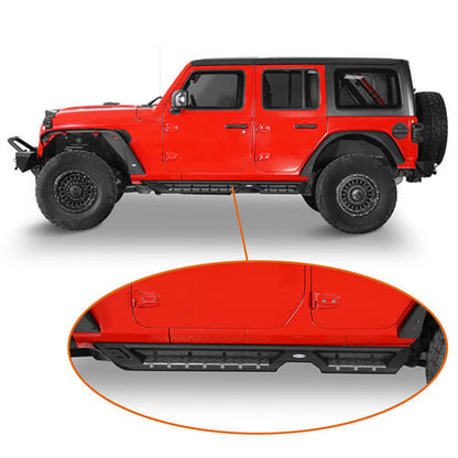 Jeep JL Side Steps Running Boards for 2018-2023 Jeep Wrangler JL - Ultralisk 4x4  ul3045 4