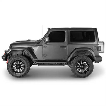 Tubular Side Armor Side Step Bars For 2018-2023 Jeep Wrangler JL - Ultralisk4x4 ul3050 3