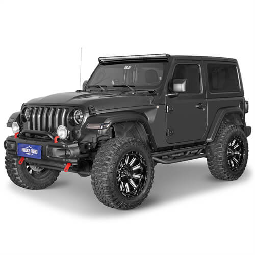 Tubular Side Armor Side Step Bars For 2018-2023 Jeep Wrangler JL - Ultralisk4x4 ul3050 4