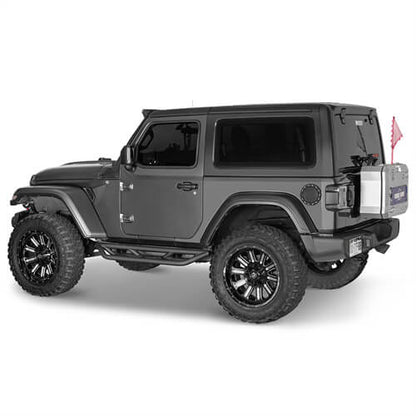 Tubular Side Armor Side Step Bars For 2018-2023 Jeep Wrangler JL - Ultralisk4x4 ul3050 5