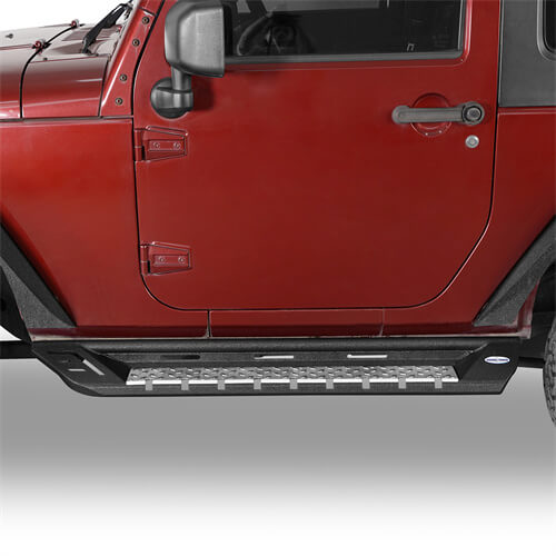 2007-2018 Jeep Wrangler JK Side Armor Side Step Bars For 2-Door ...