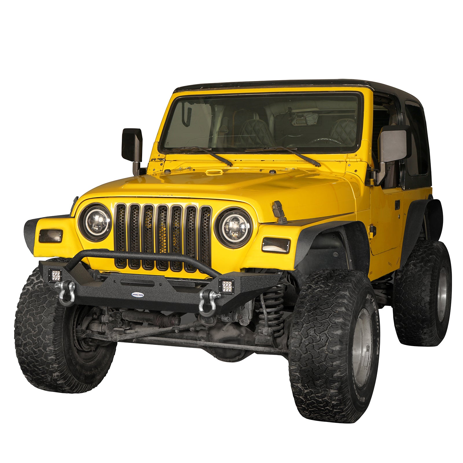 Different Trail Front Bumper & Rear Bumper Combo for 1997-2006 Jeep Wrangler TJ - Ultralisk 4x4 ULB.1010+ULB.1012  3