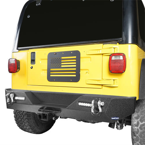 Jeep TJ Stinger Front Bumper and Rear Bumper Combo for 1987-2006 Jeep Wrangler TJ YJ ultralisk4x4 ULB.1013+ULB.1009 6