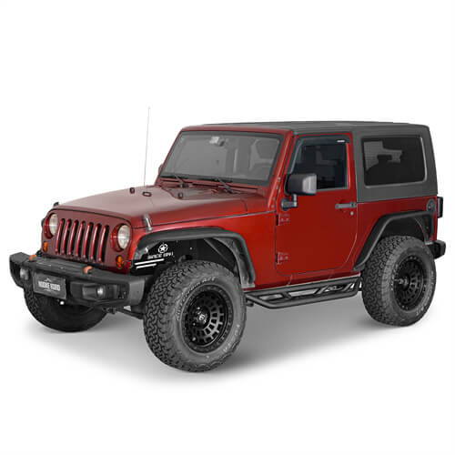 Jeep Wrangler JK 2-Door Side Steps Side Armor Off Road Parts - Ultralisk4x4 ul2087 3