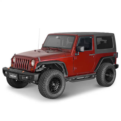 Jeep Wrangler JK 2-Door Side Steps Side Armor Off Road Parts - Ultralisk4x4 ul2087 3